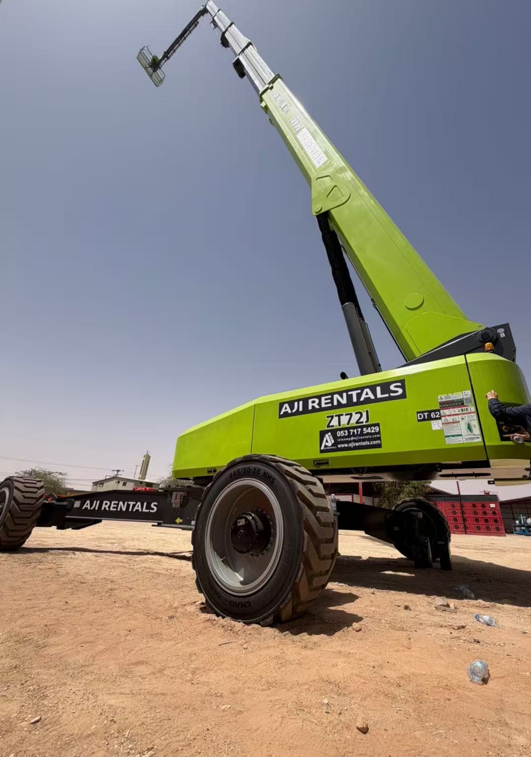 Zoomlion Delivers GCC’s Longest Boom Lift to AJI Rentals